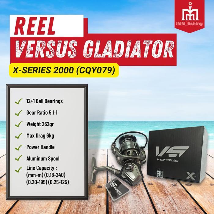 REEL VERSUS GLADIATOR - X-SERIES 2000 by Paulafishing