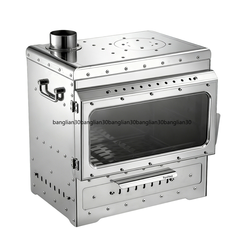 Stainless Steel Smokeless Fireplace Multifunctional Tent Wood Stove Outdoor Camping Wood Stove Heati