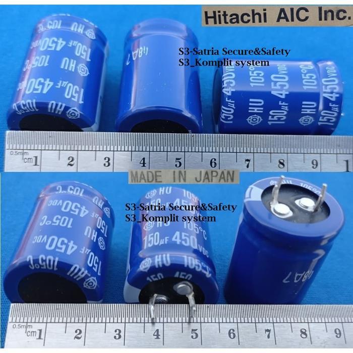 Elko 150uf 450V 450VDC Elco 150 uf 450 V Paku