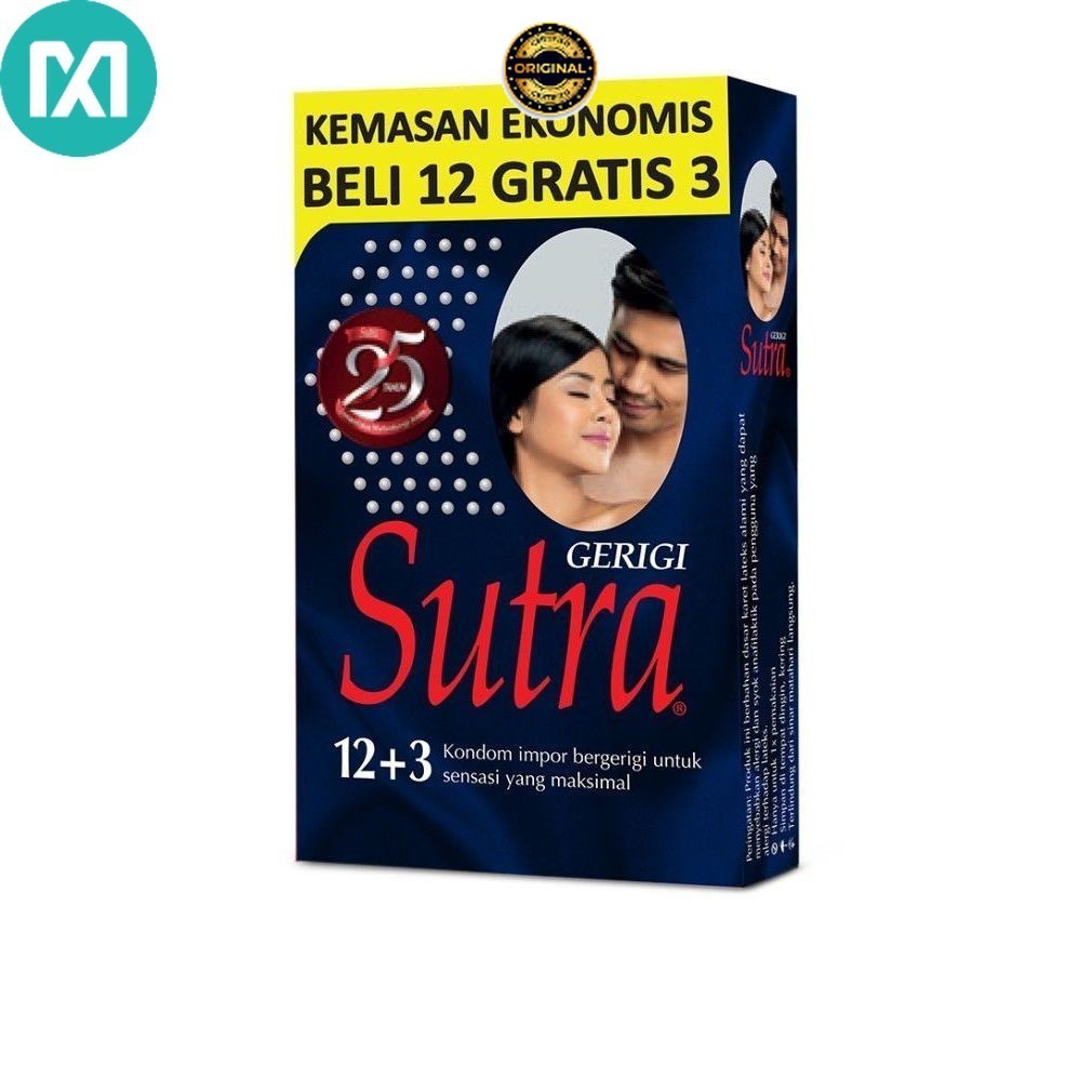 ( NEW STOCK ) Kondom Sutra Gerigi isi 12s - Kondom Biru Sutra  allohamart~