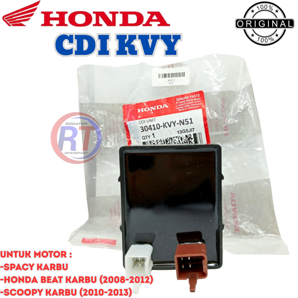 PROMO TOKO CDI KODE KVY HONDA ORIGINAL UNTUK MOTOR BEAT KARBU(2008-2012)SCOOPY KARBU(2010-2013) SPAC