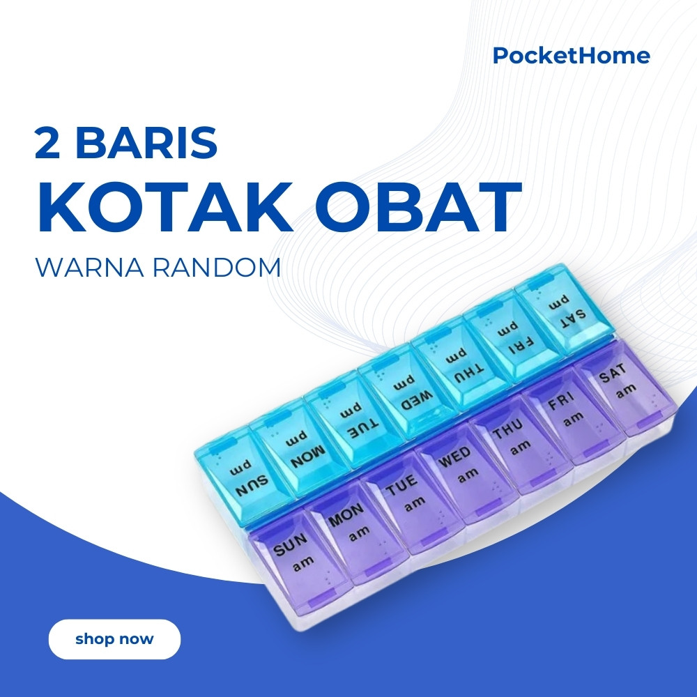 Kotak Obat / Tempat Obat / Tempat Obat Harian / Kotak Obat Harian / Medicine Box / Kotak Obat 7 Hari