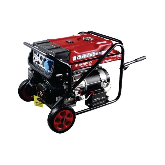 IRH SHIN MEIHO GENSET BENSIN 7000 Watt GASOLINE GENERATOR CR9900E1 1 PHASE - PACKING STANDAR