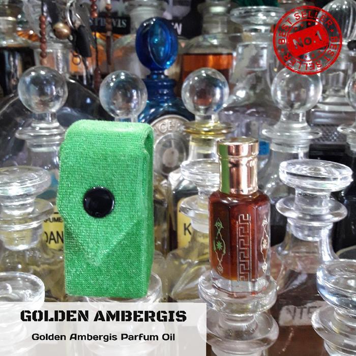 Golden Ambergris Yaman Parfume Oil (Parfum Arab Minyak Wangi Nabi) 7ml