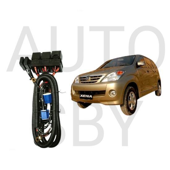 AS Relay Set Lampu Utama LED H4  Mobil Daihatsu Xenia Gen2 20011 2021