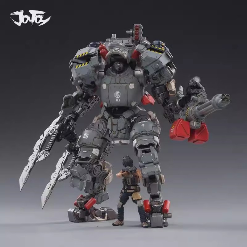 JOYTOY 1/25 God of War 86 Tiekui Dual Pilot  lron Wrecker Steel Bone Mecha Christmas Present Hobby A