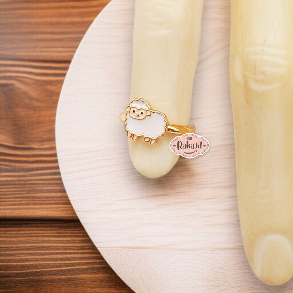 Cincin Anak Motif Sheep Domba Cute Ring Perhiasan Anak 2204