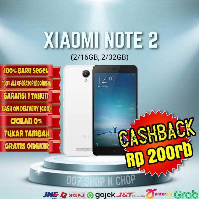 XIAOMI REDMI NOTE 2 2/16GB GARANSI DISTRIBUTOR - 2/32