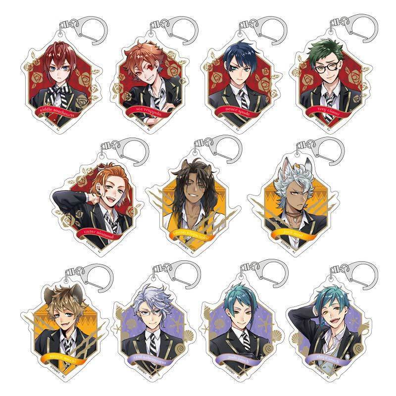 Twisted Wonderland Grim Riddle Acrylic Keyain Jewelry Game Related Products Friends Boys Gifts Bag a