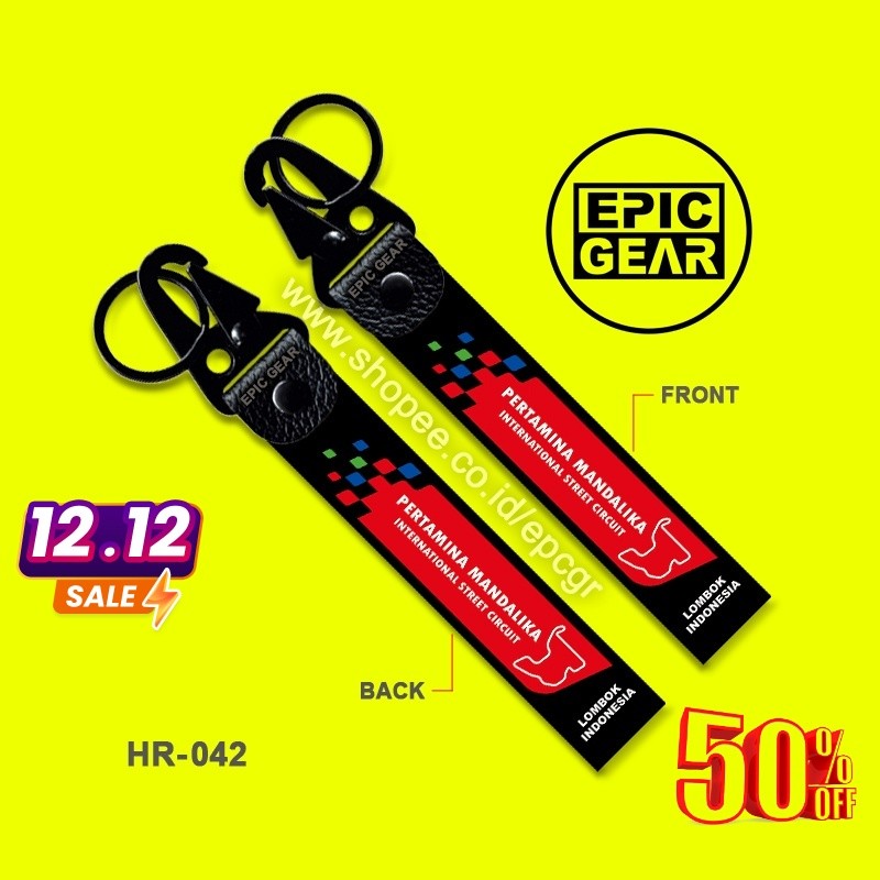 HIGH QUALITY GANTUNGAN KUNCI PERTAMINA MANDALIKA INTERNATIONAL CIRCUIT STREET LOMBOK INDONESIA KEYCH