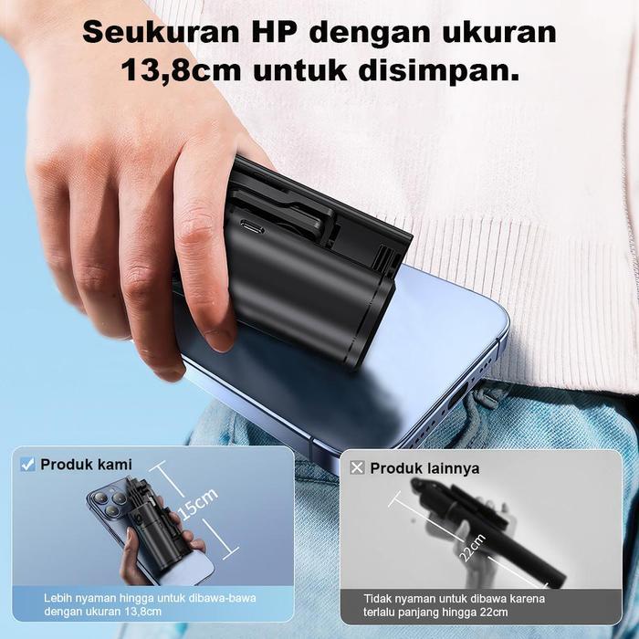 Gimbal Stabilizer Hp Auto Face Tracking Gimbal Handphone Stabilizer HP Gimbal Kamera 360° - gimbal
