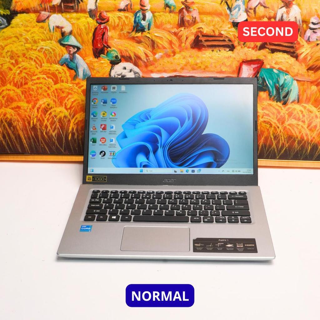 ACER ASPIRE A514-54 I3 1115G4 8 GB (14") LAPTOP SECOND ORIGINAL SINAR MUTIARA CELL