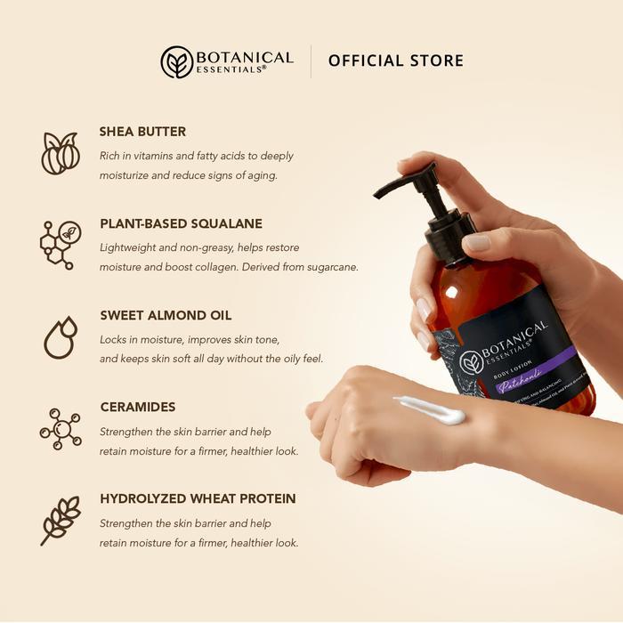 promo  -Botanical Essentials - Body Lotion 300ml - Patchouli
