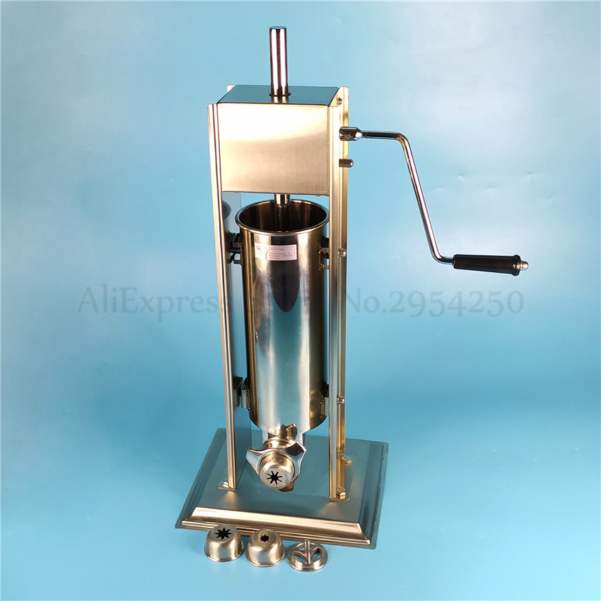 Spain Churros Maker Stainless Steel Sausage Stuffer Churros Extrung Machine Spanish Donuts Maker Man