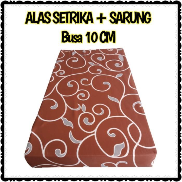 ALAS SETRIKA BUSA INOAC 10 CM SUPER TEBAL + SARUNG - 80X50X10CM