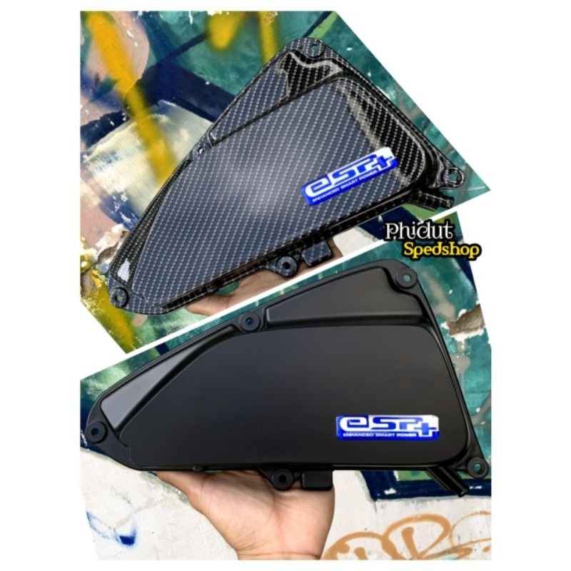 Cover Tutup Filter Slim Genio Beat 2021-2024 Scoopy 2021-2024 Part Original Carbon Wtp ONECARBON