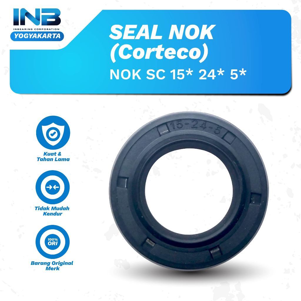 Seal Sc 15 24 5 Nok Seal Jet Cleaner Blue Clean610 Original INB JOGJA Harga per 5pcs