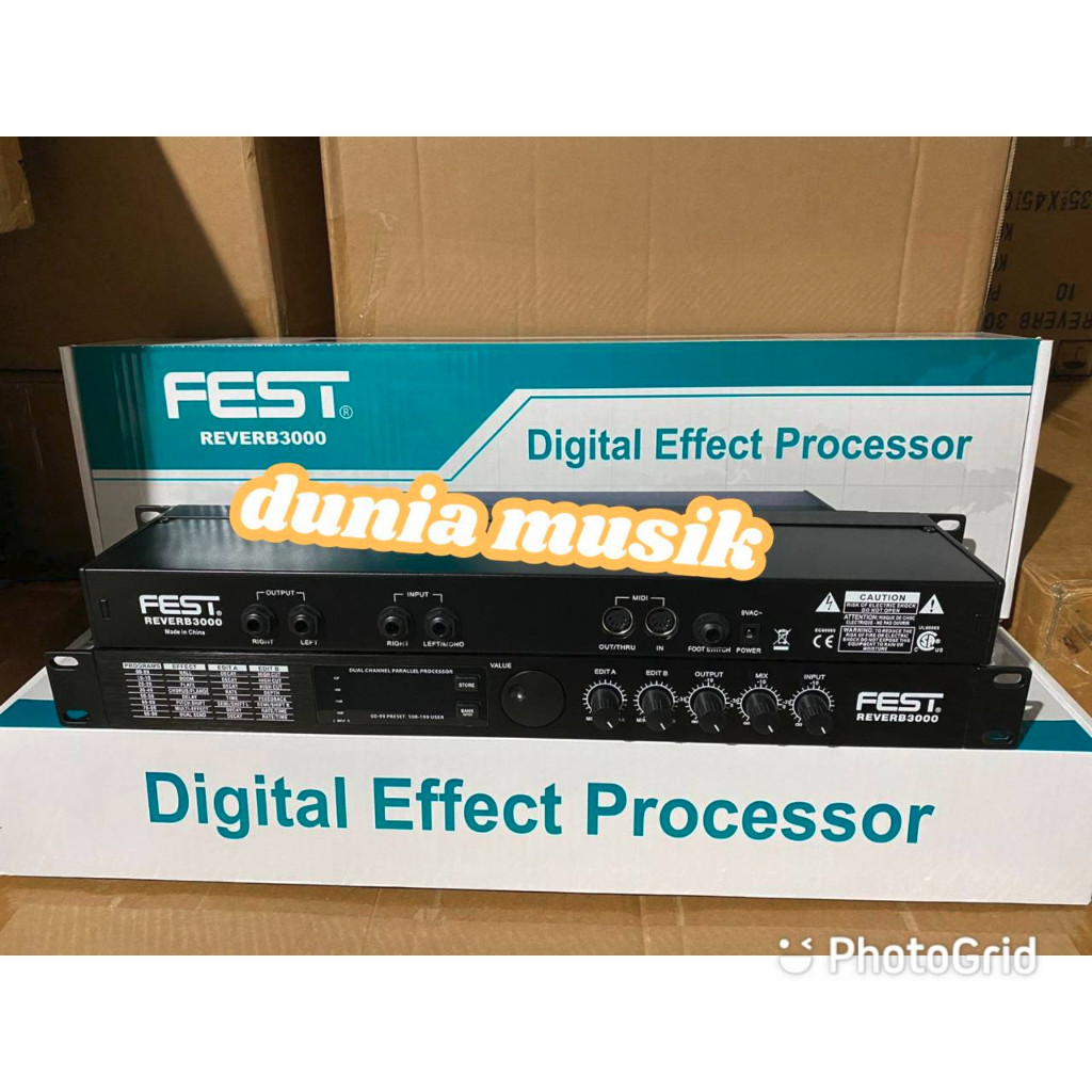 GS EFEK VOCAL ASHLEY REVERB 1000 REVERB1000