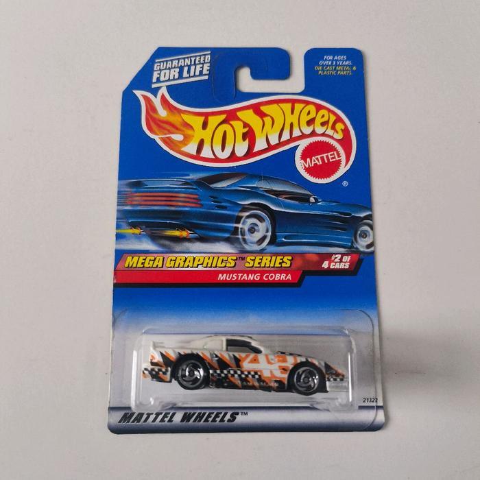 Hot Wheels Mustang Cobra Mega Graphic Series (Old Card)