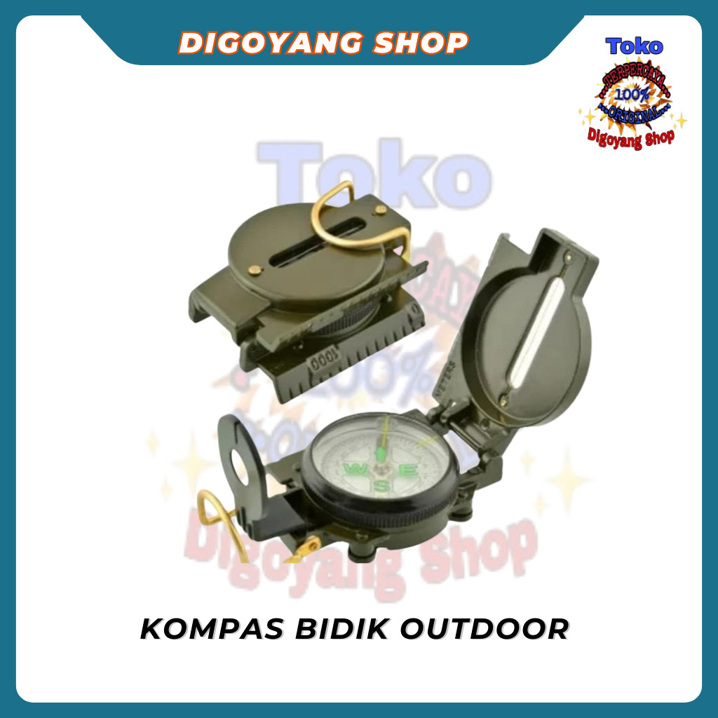Kompas Bidik /pramuka/Militer outdoor Camping Hiking