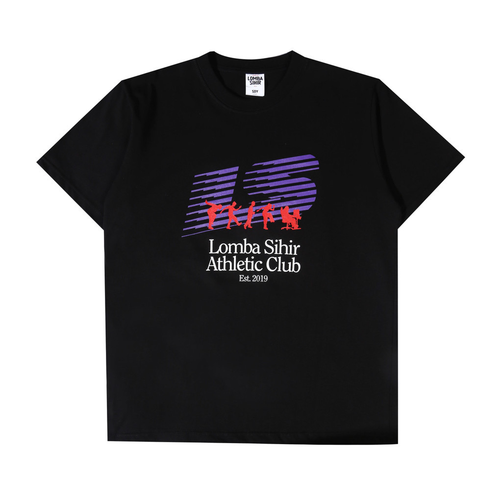 (Asli) Lomba Sihir - Athletic Club - T-shirt - Black