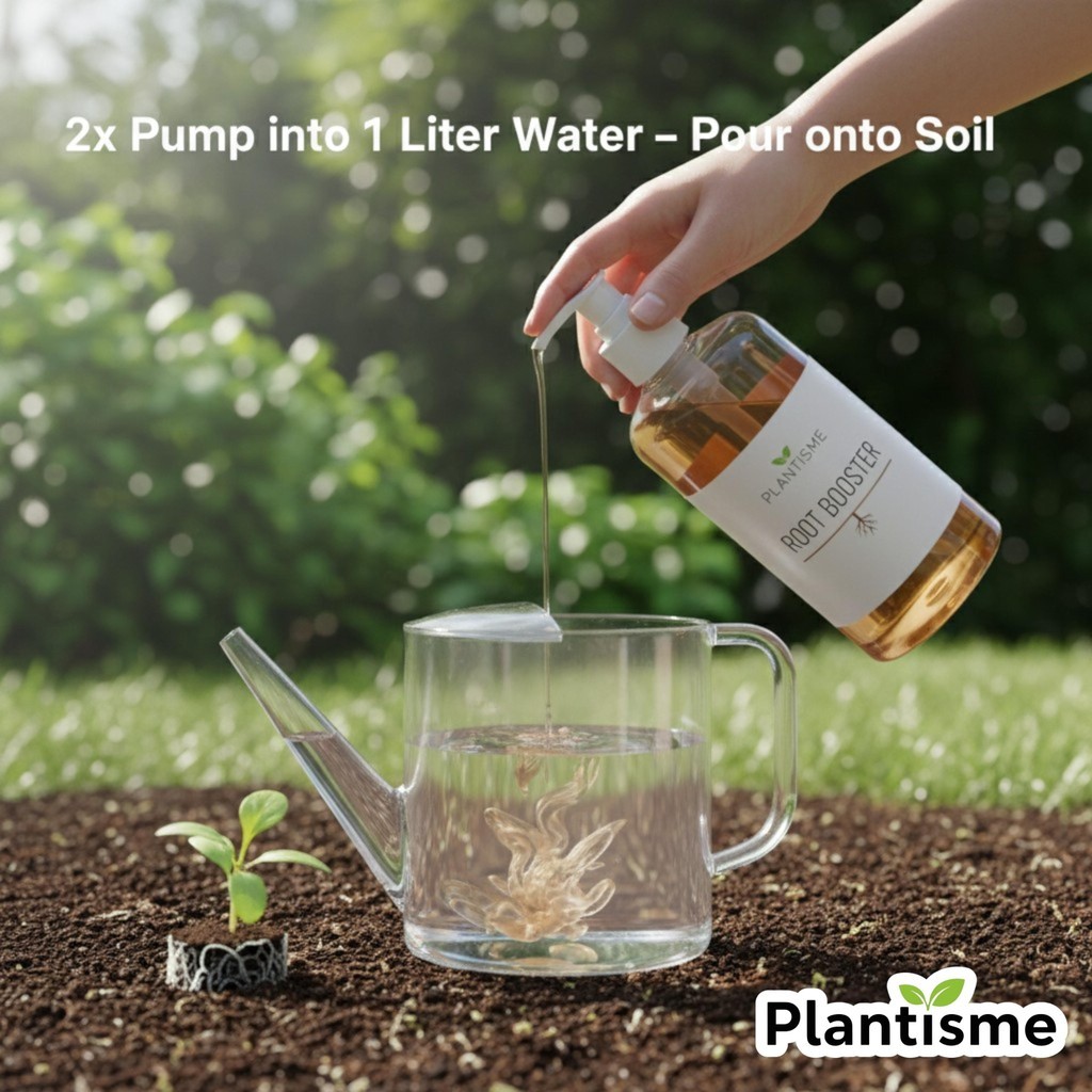 Dekorasi Pupuk Tanaman – Root Booster Cair Organik Perangsang Akar Kuat Menyuburkan Media Tanah Tana