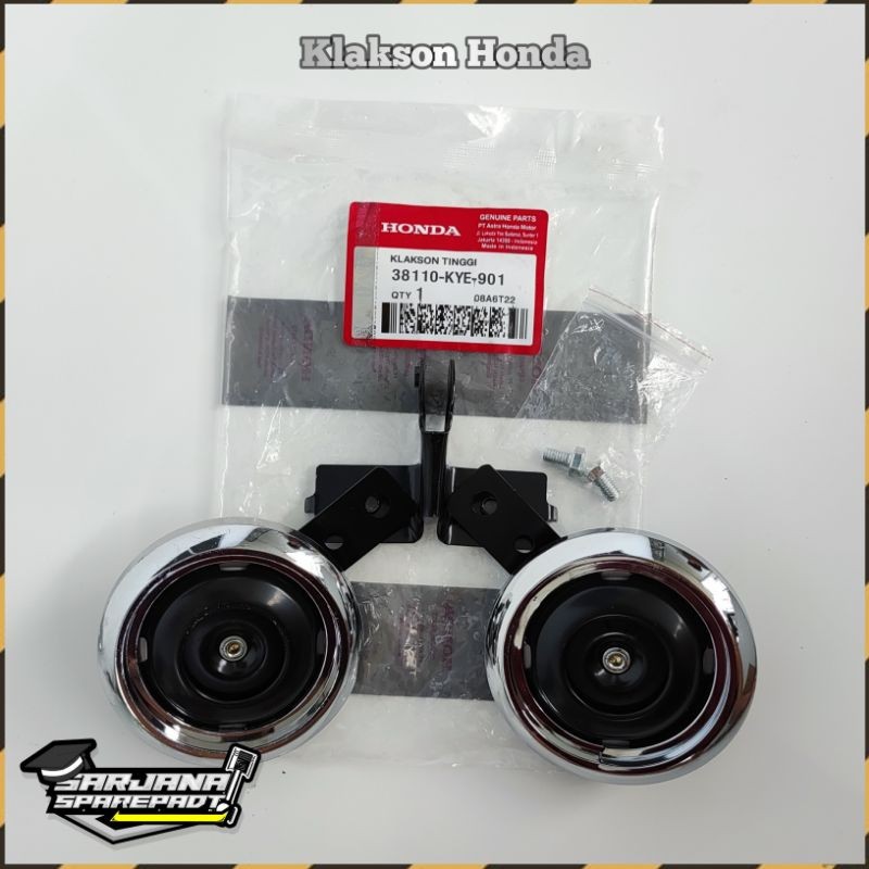 TERLARIS Klakson Horn Kiri Kanan Motor Honda Megapro Mega GL Pro Neotech Primus