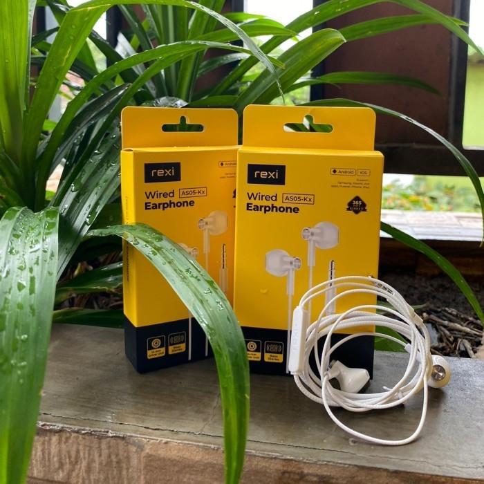 wired Earphone REXI AS05-Kx bass stereo 14mm driver unit - REXI AS05K