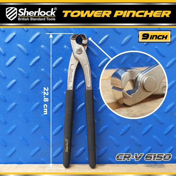 Tang Gegep Sherlock Chrome Vanadium CRV ukuran 9 Inch - Tang Gegep 9 inch