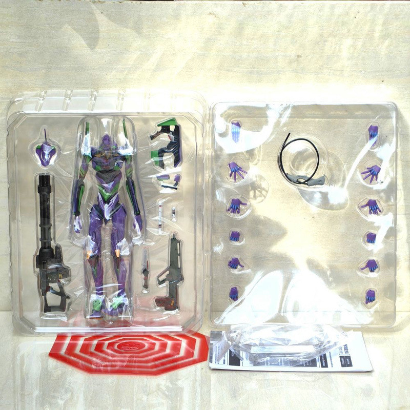 Evangelion Revoltech EVA Figure Mafex EVA 080 Action Figures EVA MAF 156 EVA-01 Action Figure PVC Mo