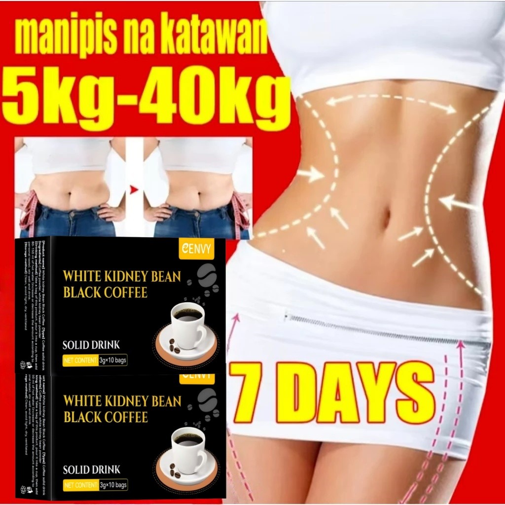Kopi Pelangsing L-Karnitin White Kidney Bean Black Coffee Kopi Diet Kopi Hitam Menurunkan Berat Bada