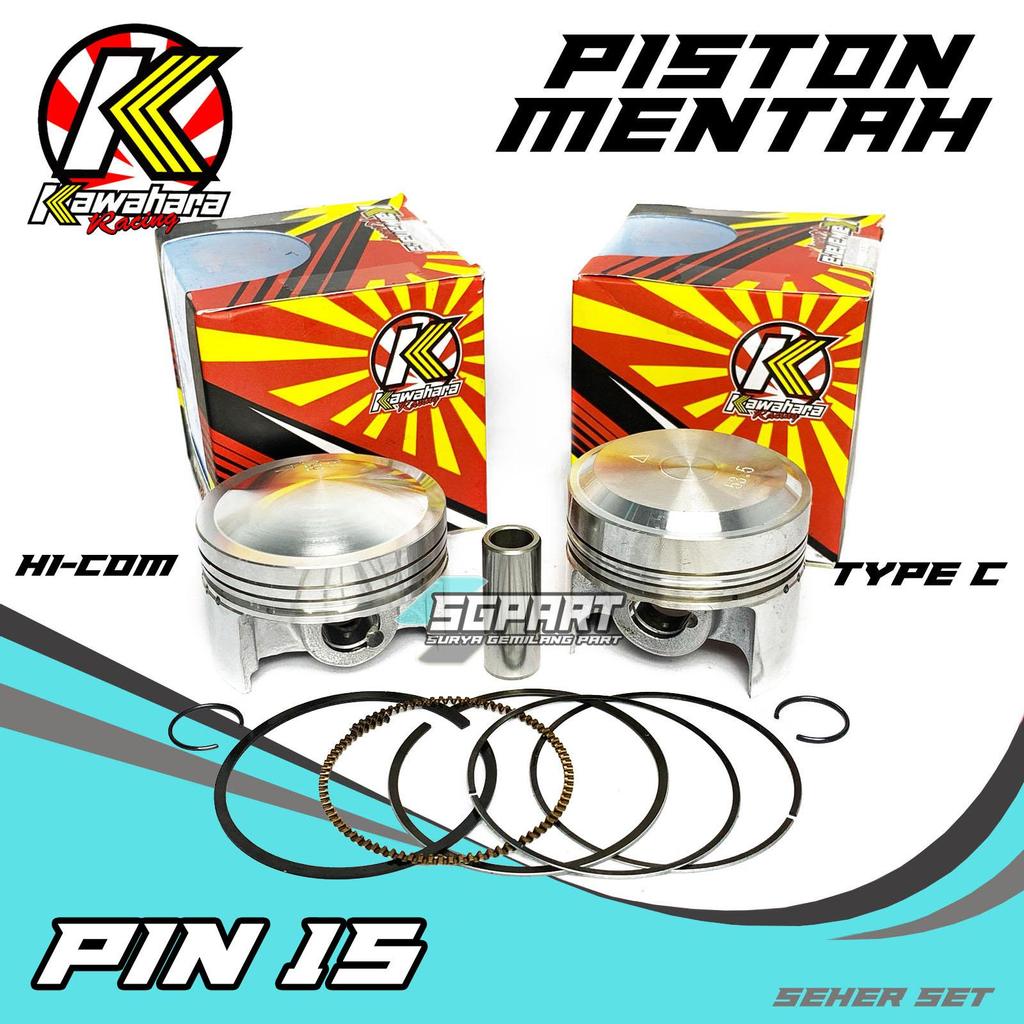 Piston Seher Set KAWAHARA Pen Pin 15 58.5 59 60 61 62 63 64 65 66 67 68 69 70 71 72 73 74 Mio Tiger 