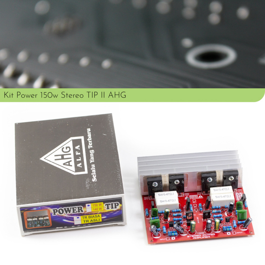 Kit Rakitan Power Stereo 150w 150 watt TIP no 2 TIP 2955 / 3055 by AHG Alfa