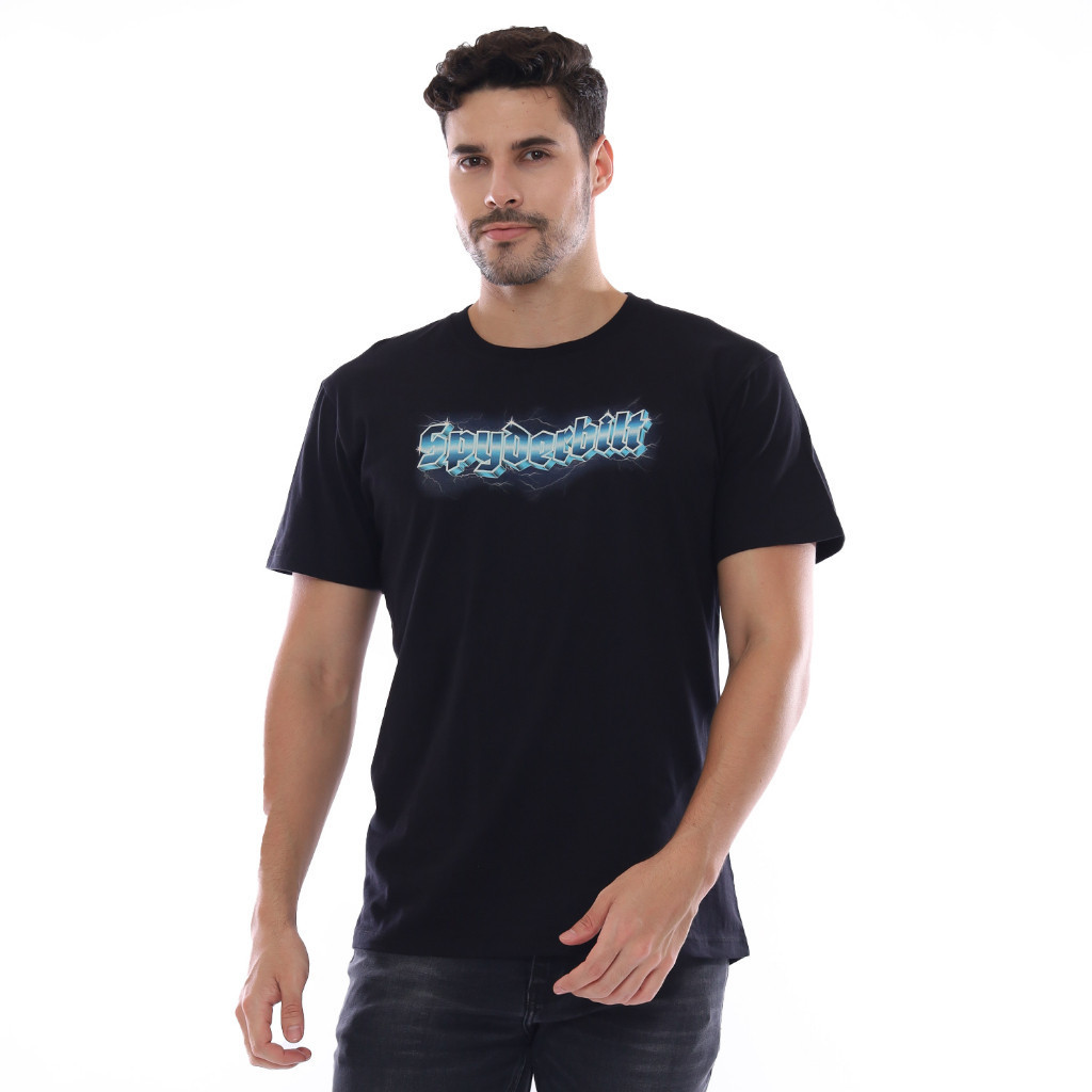 ORI  Spyderbilt Kaos Lengan Pendek Pria Thunder Planet Surf Tee