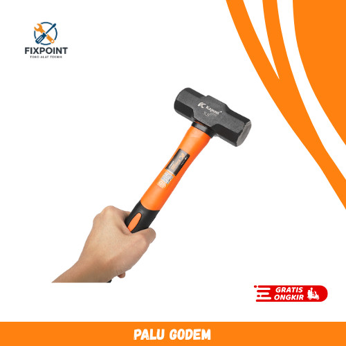 Kapusi Palu Godem Batu Beton Tembok 3 LB Palu Godem/Bogem/Godam Gagang Fiber K-9571