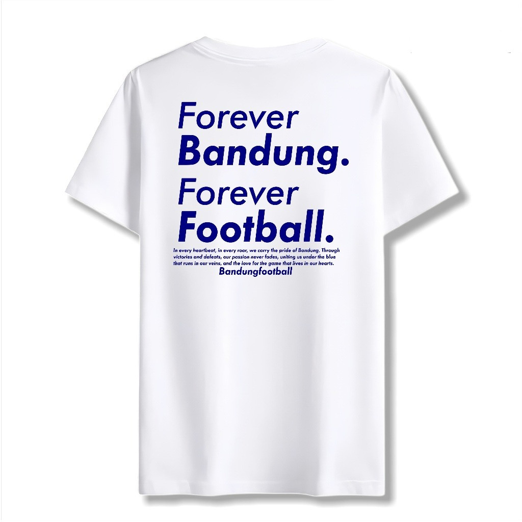 Kaos Forever Bandung Forever Football Dept Official Tshirt Distro 100 Katun Combed Pria Wanita