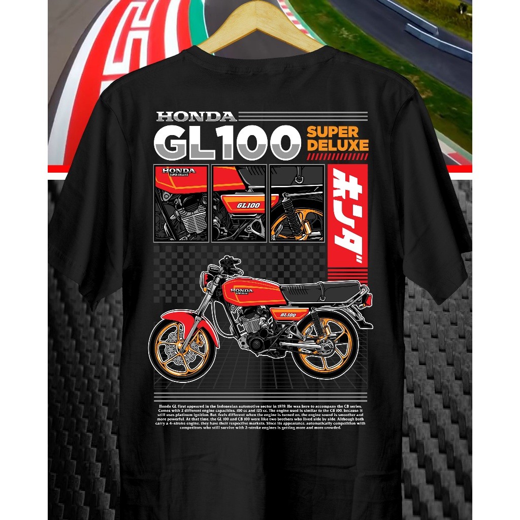 DAKWAH STAR Kaos Motor GL100 // Kaos GL // Baju GL