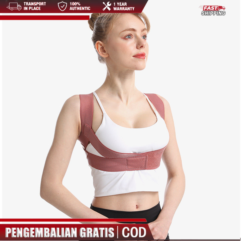 Alat Terapi Belt Sabuk Penyangga Penegak Punggung Bahu Korektor Postur Tubuh Camelback Anti Bungkuk 