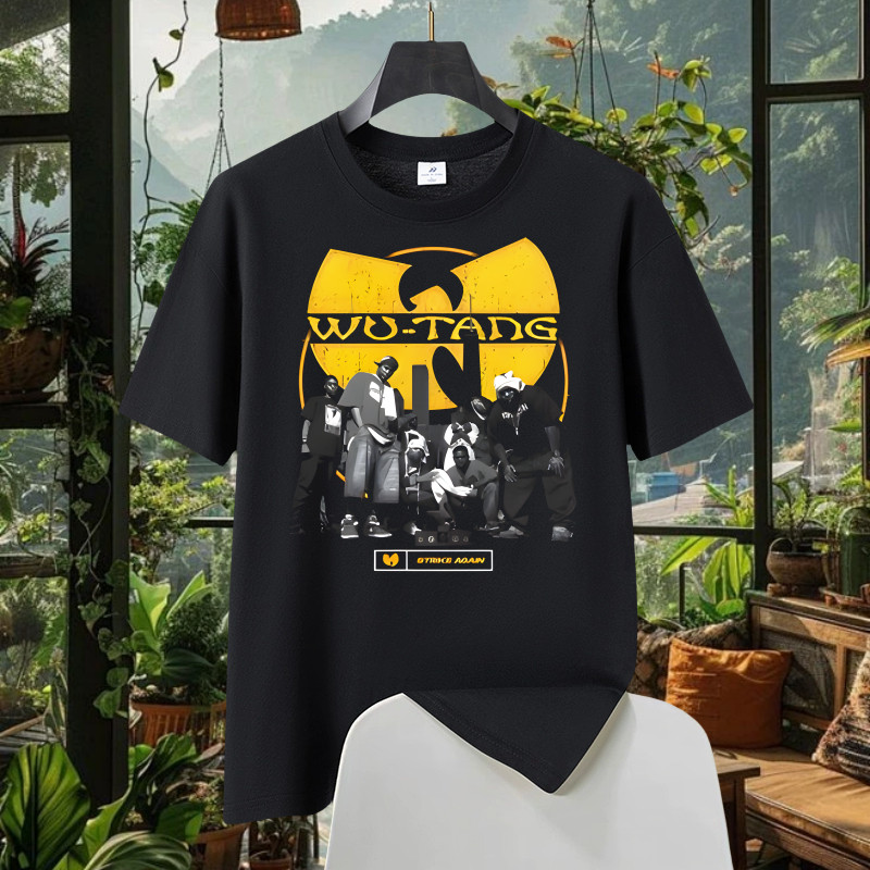 HOT  Fashion custom Tshirt Oversized Wu-Tang Clan Kaos