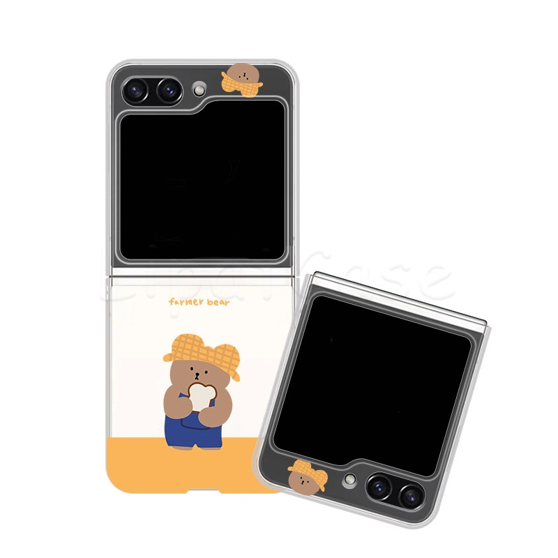 Softcase Unik Casing Lipat Lucu Case Samsung Z Flip 7 /2/3/4/5/6 Dan Untuk Casing Hp OPPO FIND N2 N3