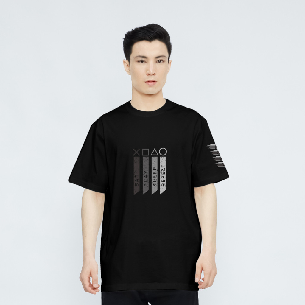 (COD) DADUNG | Kaos Pria Warna Hitam, Nyaman dan Stylish | NEW GAME - T-SHIRT