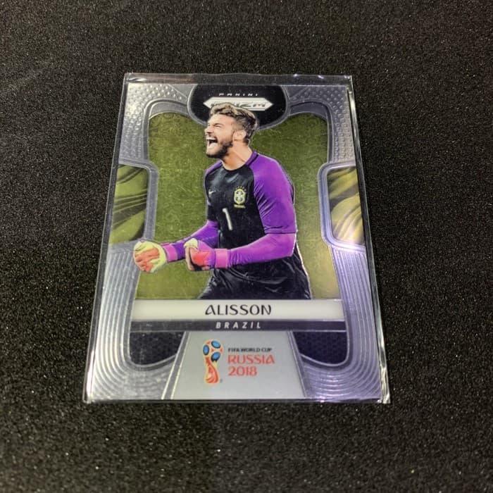 Kartu Panini Prizm 2018 World Cup Alisson Becker Brazil HOT INVEST  TaO 