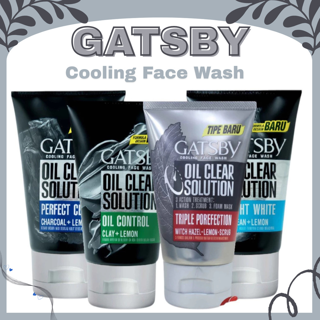 Gatsby Cooling Face Wash 100g/Pembersih Wajah