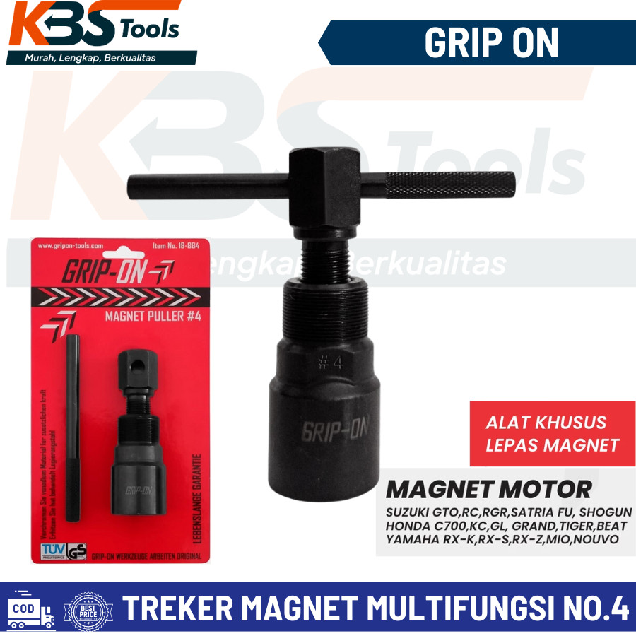 GRIP ON Treker Magnet Motor no 4 Magnetic Puller Multifungsi 18-884 No.4 HONDA GTO RC RGR Satria F15
