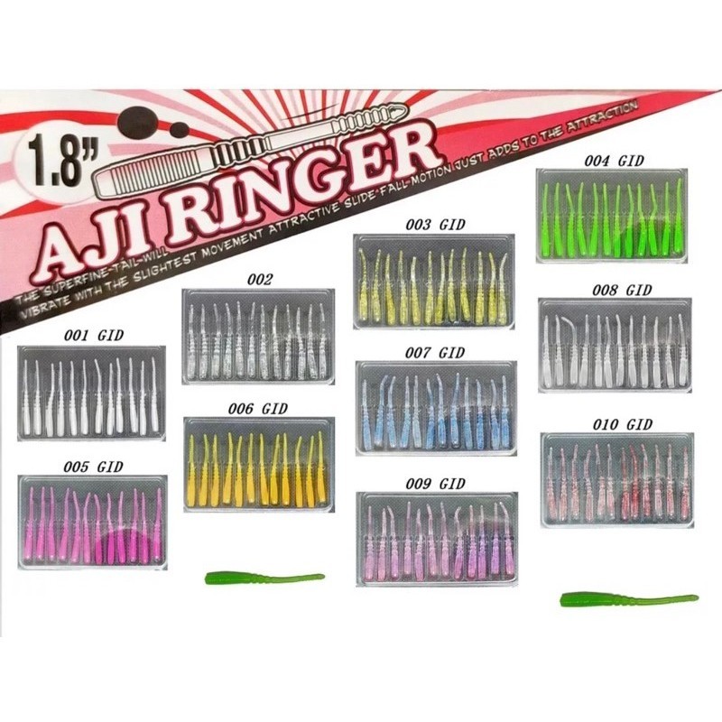 UMPAN LURE KYOTO AJI RINGER SOFT BAIT 1.8