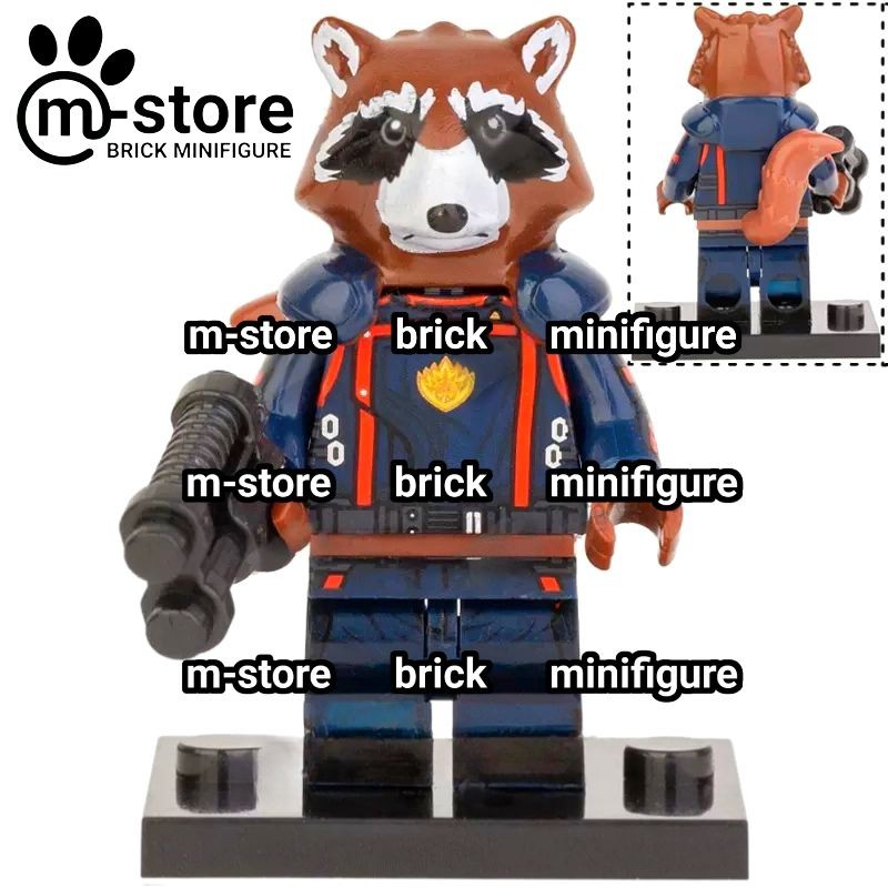 Mainan Kreatif Edukatif Karakter Guardians Of The Galaxy Vol 3 Rocket Raccoon