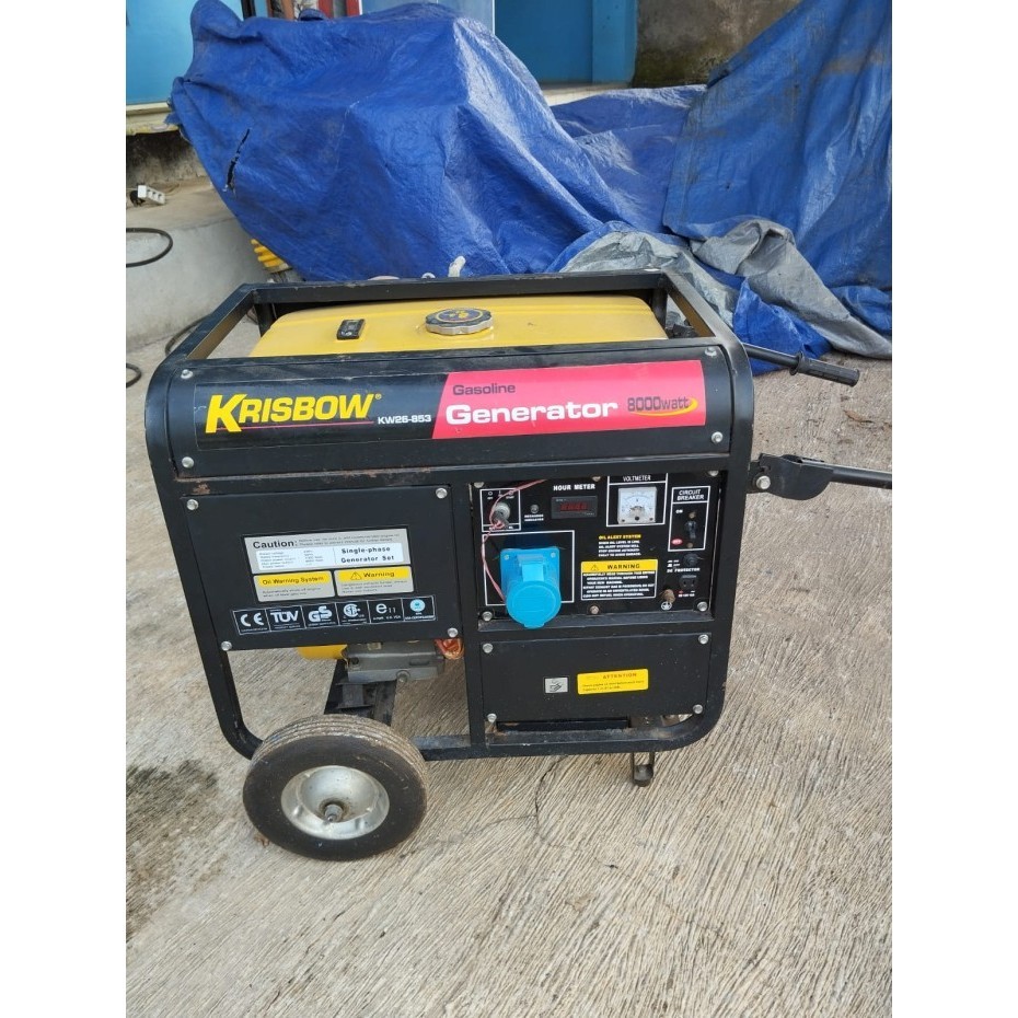 IRH Jual Genset Krisbow 8000watt Siap Pakai Pengasinan Bekasi