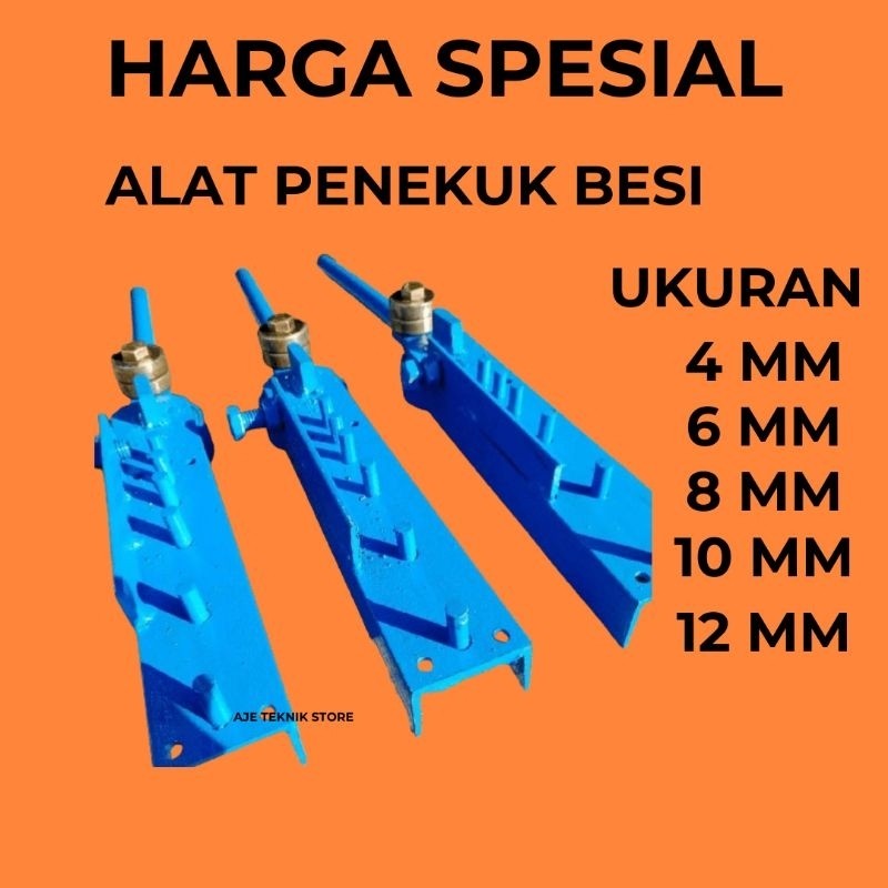 Alat Penekuk Besi Kanal UNP Kokoh & Kuat Ukuran 4 6 8 10 12 Mm Kualitas Preium