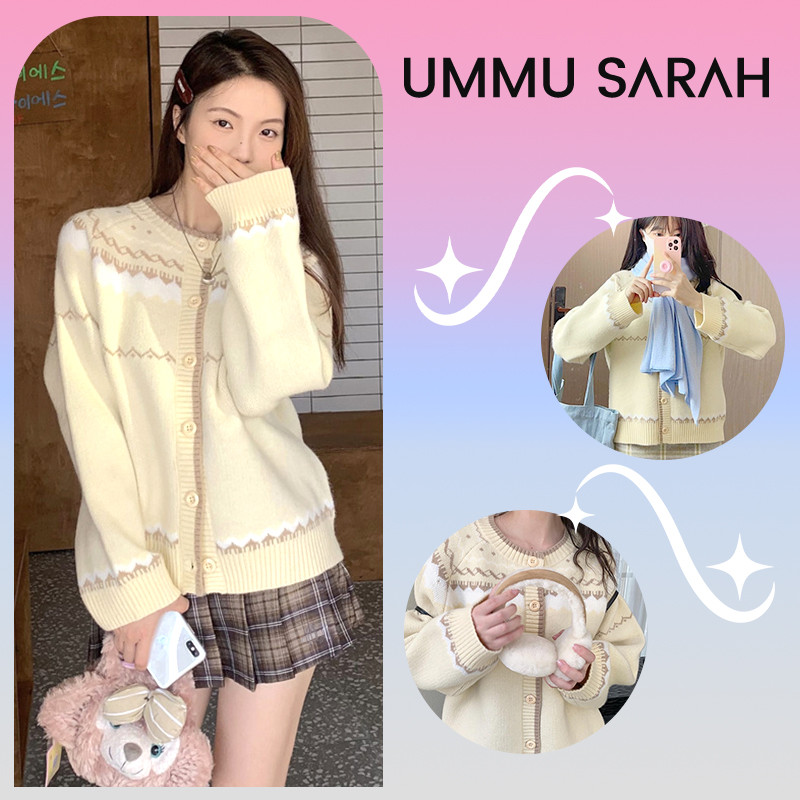 UMMU - Cardigan Wanita Oversize | Sweater Kardigan Outher Big Size Korean Style | Cardigan Wanita
