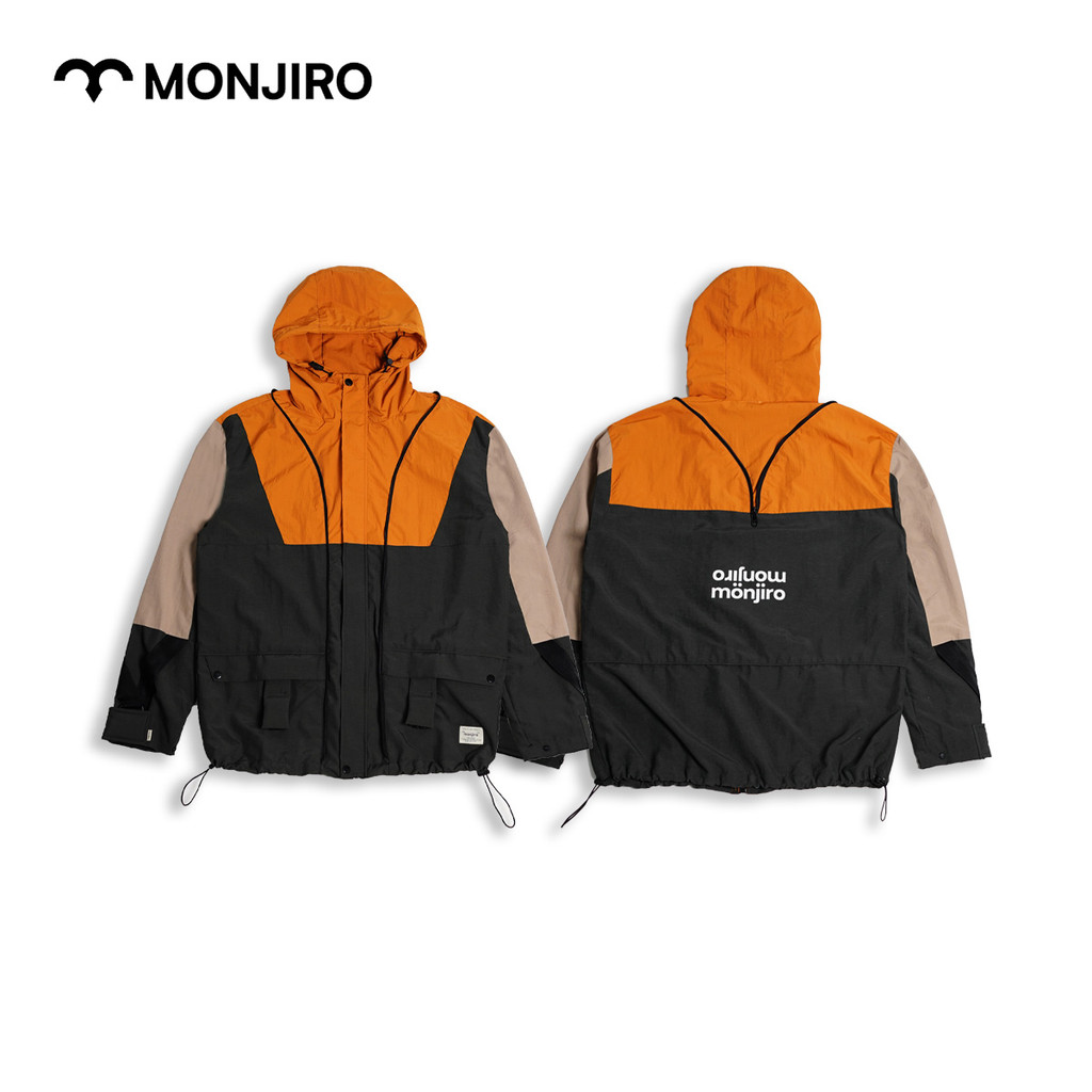 Monjiro - Convert -  Convertible Jacket - Jaket Cowok - Jaket Pria Nylon - Windbreaker
